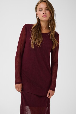 SAINT TROPEZ - Vestido 'Aady' em vermelho