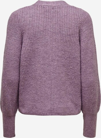ONLY Knit Cardigan 'Clare' in Purple