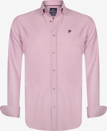 Chemise 'Fedro' DENIM CULTURE en rose : devant