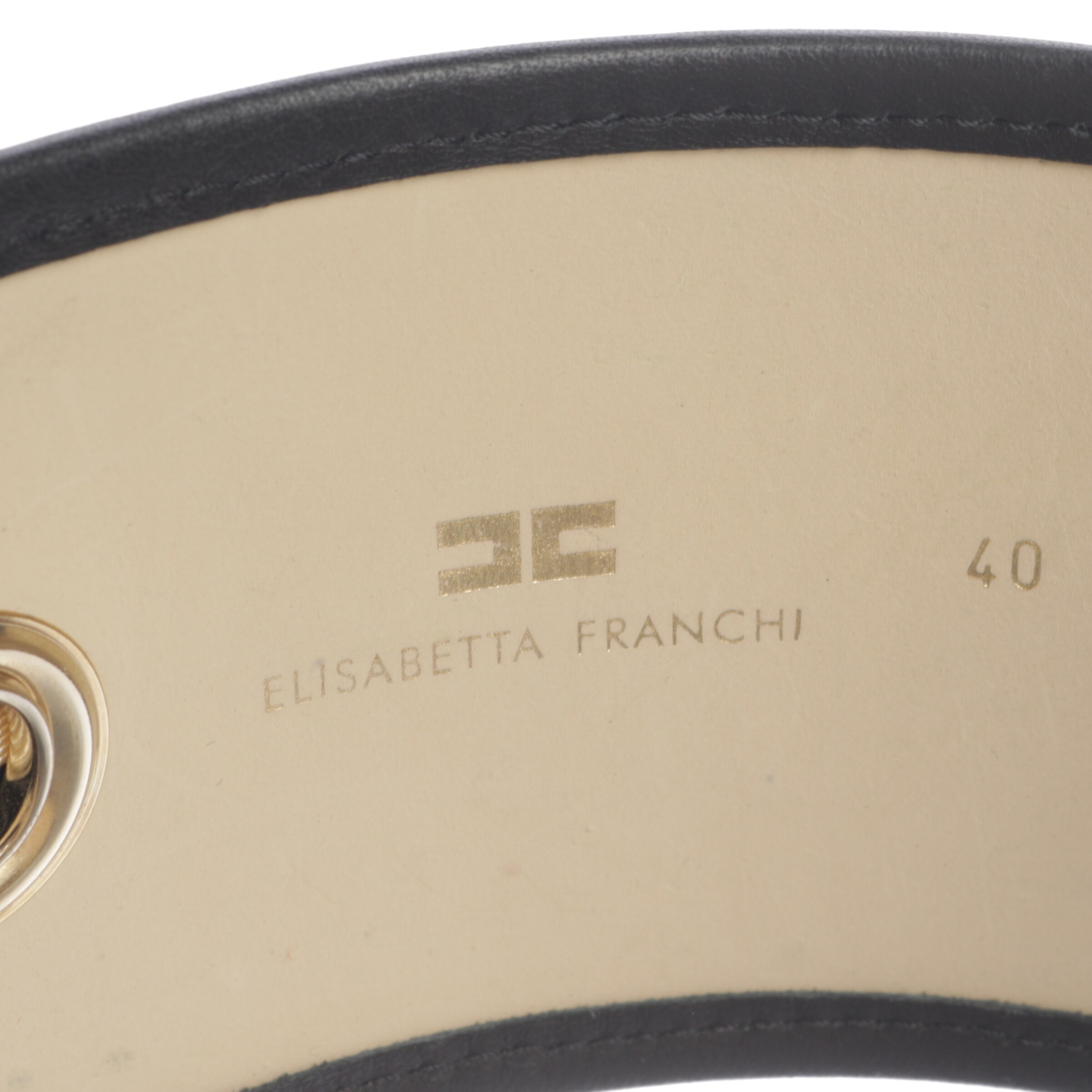 Elisabetta Franchi Gürtel L in Schwarz