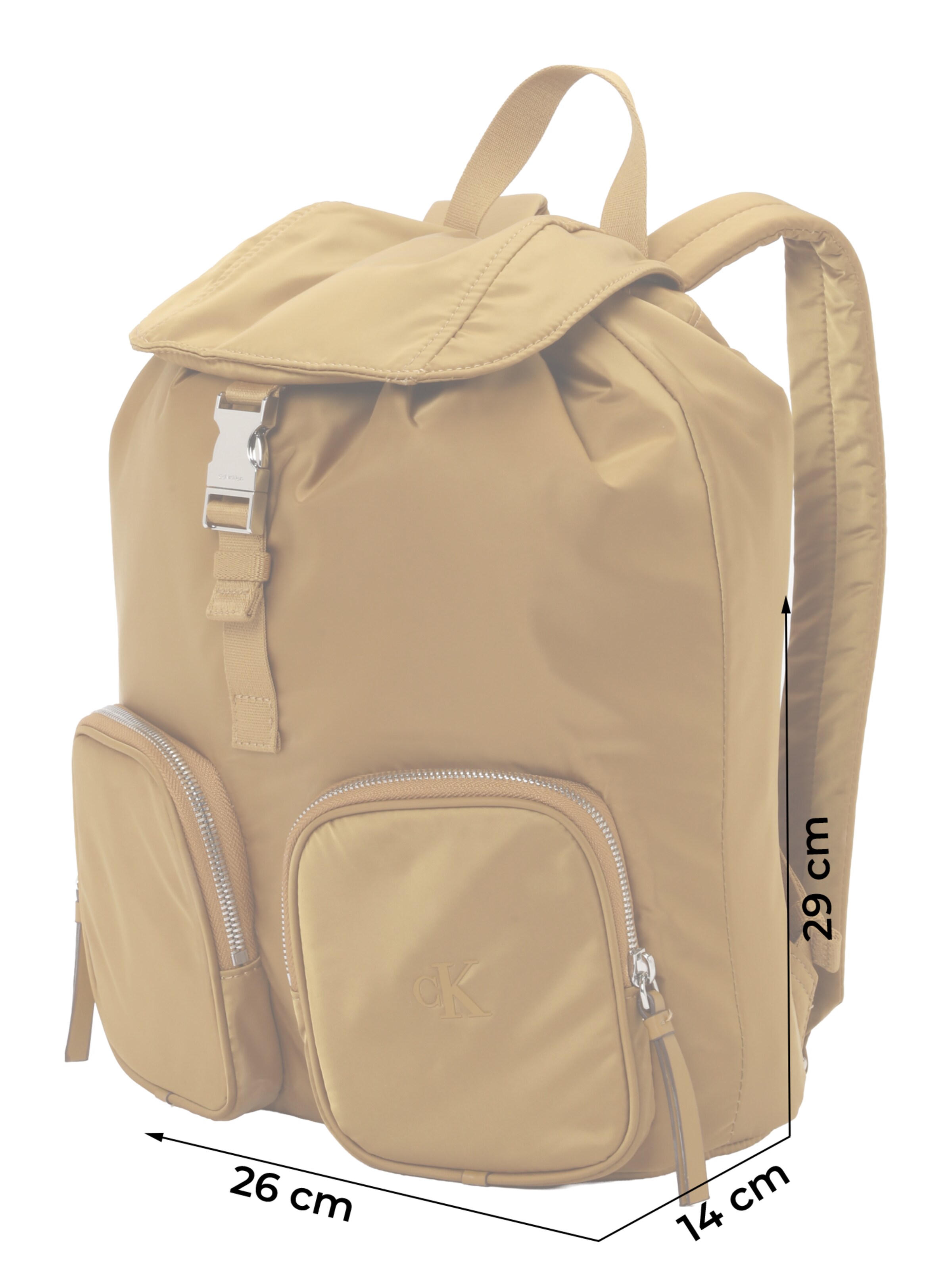 Calvin Klein Σακίδιο πλάτης σε ανοικτό καφέ, Άποψη προϊόντος
