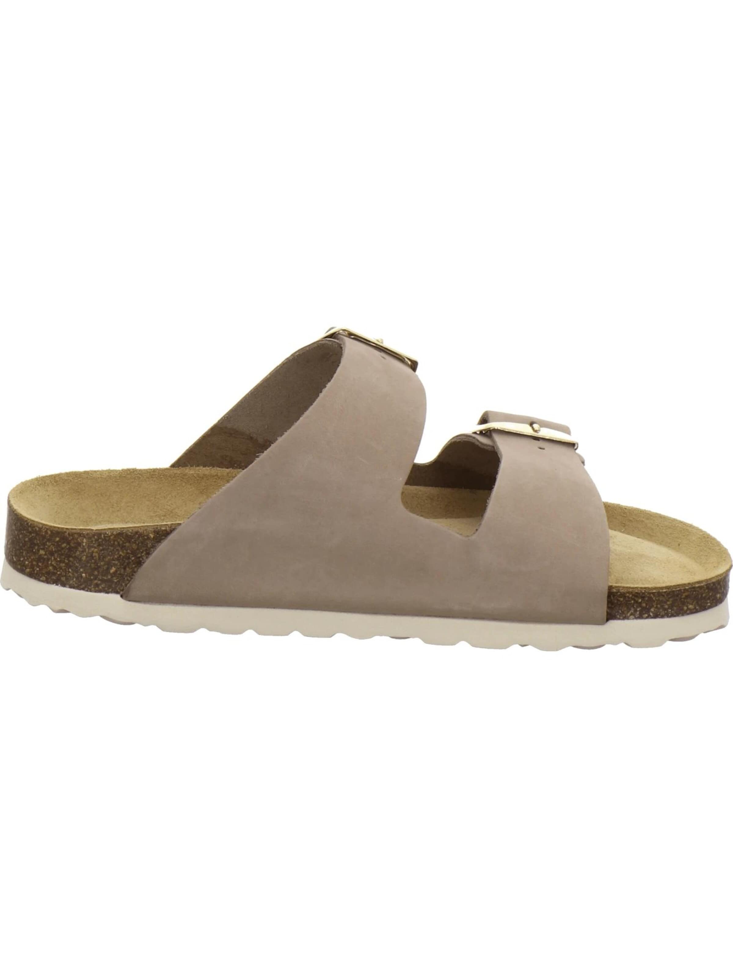 AFS-Schuhe Pantolette 'Pantoletten Damen Zweischnaller sand'‌‌‌‌ in Beige