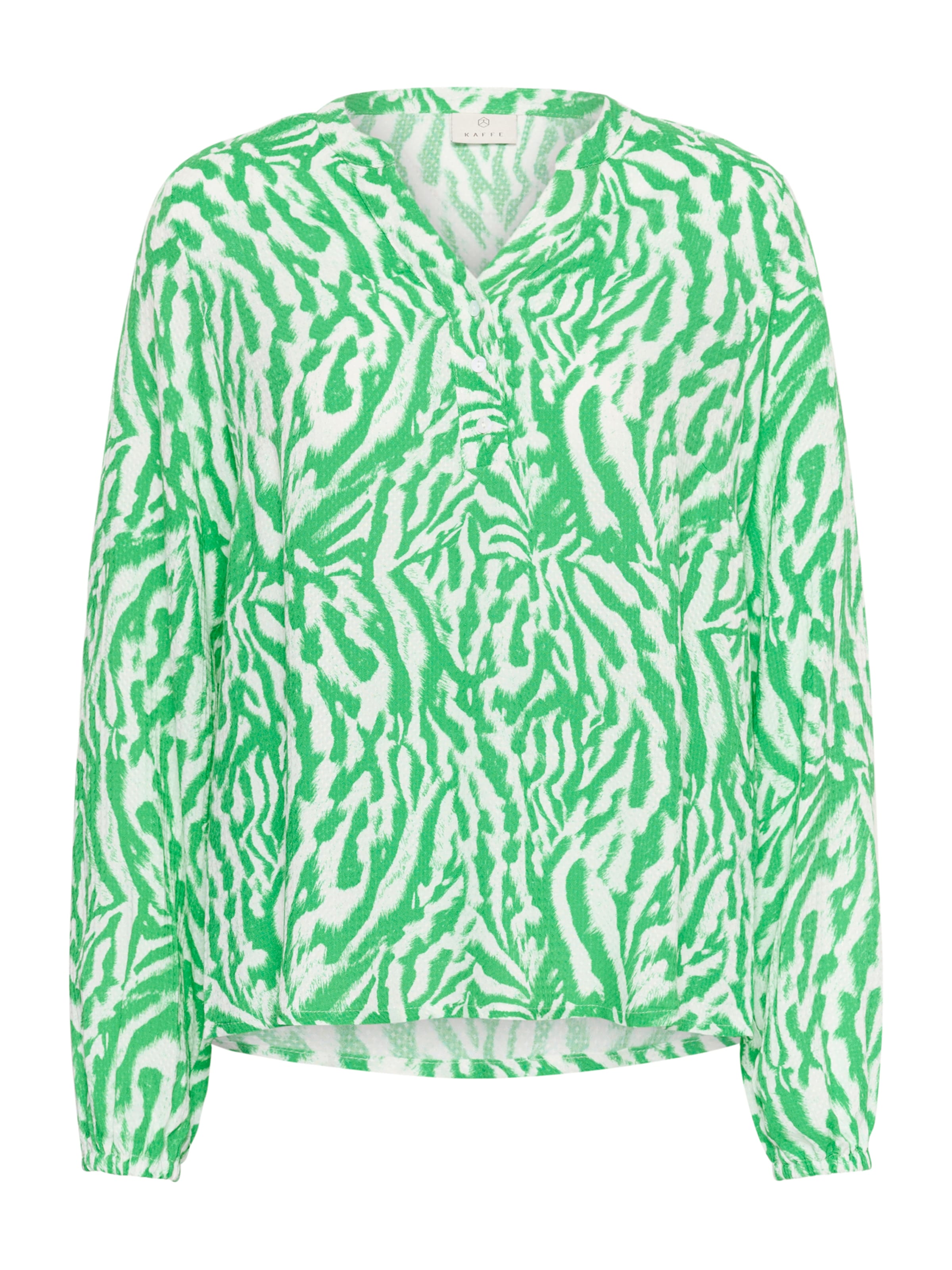 Kaffe Blouse 'Mathilde' in Green: front