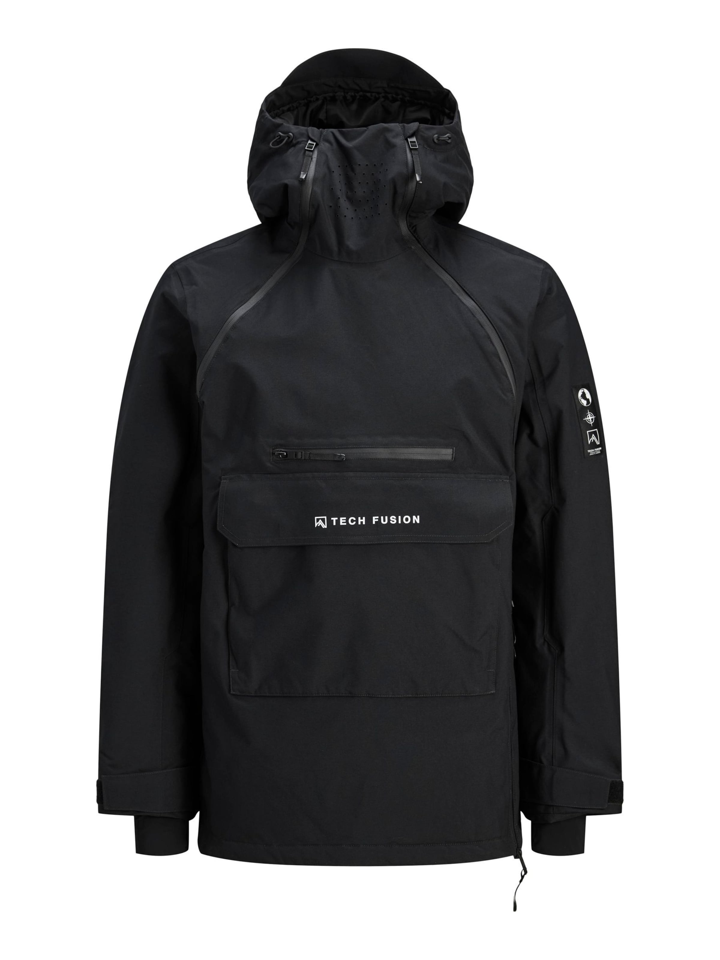 JACK & JONES - Chaqueta funcional 'Anorak SKI AW25' en negro: frente