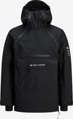 Veste fonctionnelle 'Anorak SKI AW25' JACK & JONES en noir : devant
