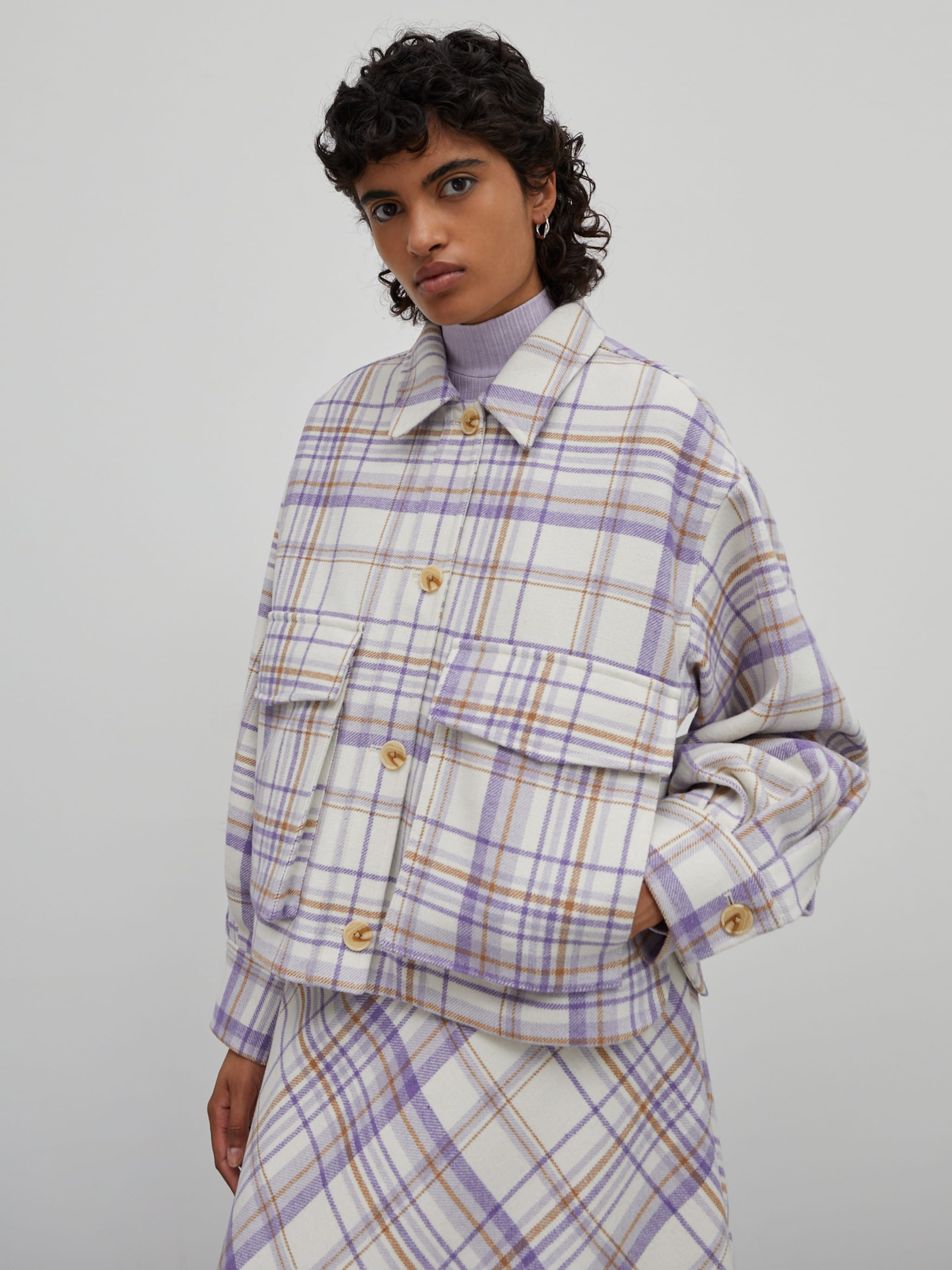 EDITED Produits Veste mi-saison 'Kyla' marron