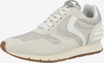 Baskets basses 'JULIA POWER' Voile blanche en gris : devant