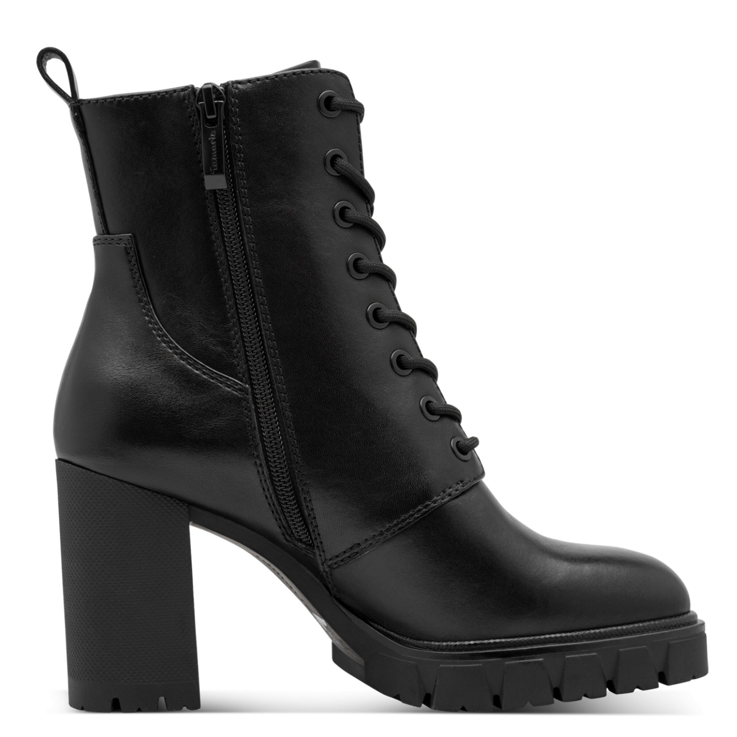 Tamaris Schnürstiefelette in Schwarz