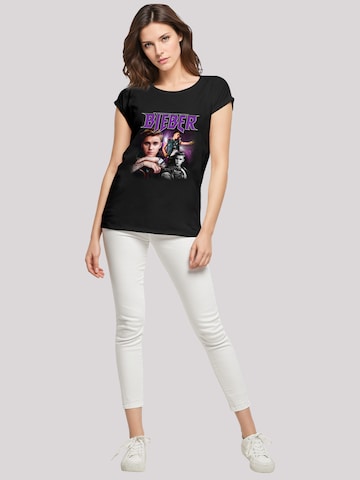 T-shirt 'Justin Bieber Iconic' F4NT4STIC en noir