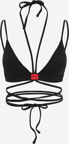 Triangle Hauts de bikini HUGO Red en noir : devant