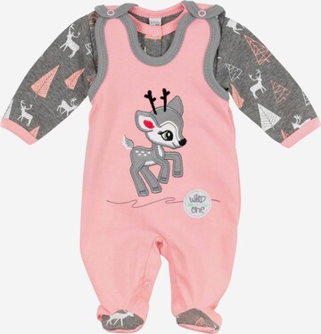 Koala Baby Set 'Rentier' in Pink: front