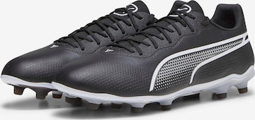 PUMA Soccer Cleats 'KING' in Black: front