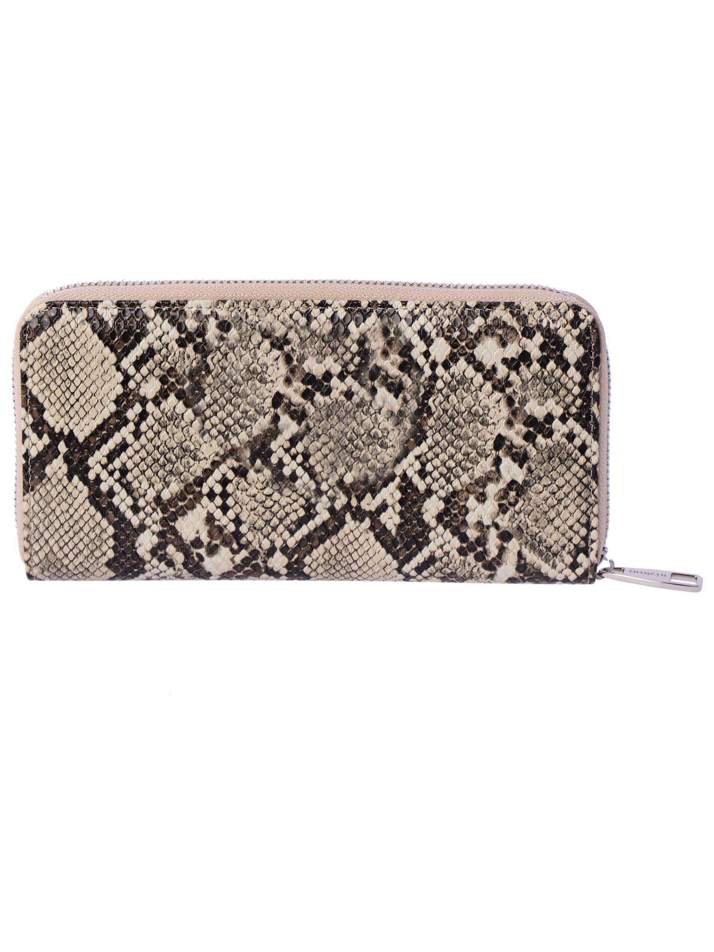 Amichi - Cartera 'Cartera para mujer Marisol de piel sintética animal print y cierre de cremallera' en Mezcla de colores