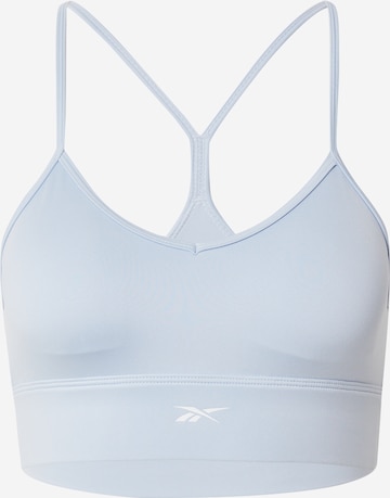 Bustieră Sutien sport de la Reebok pe albastru: față