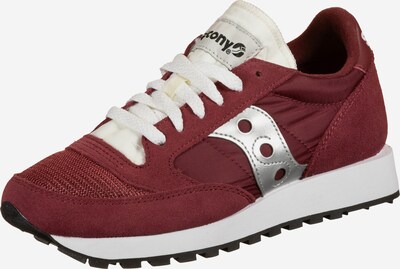 saucony Schuh 'Jazz' in dunkelrot / silber / weiß, Produktansicht