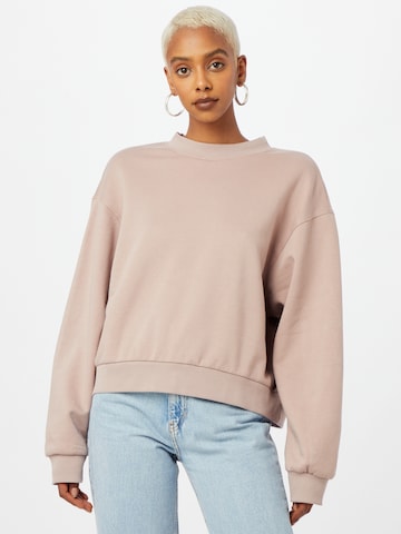 WEEKDAYSweater majica 'Amaze' - bež boja: prednji dio