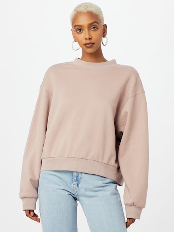 WEEKDAY Sweatshirt 'Amaze' in Beige: voorkant