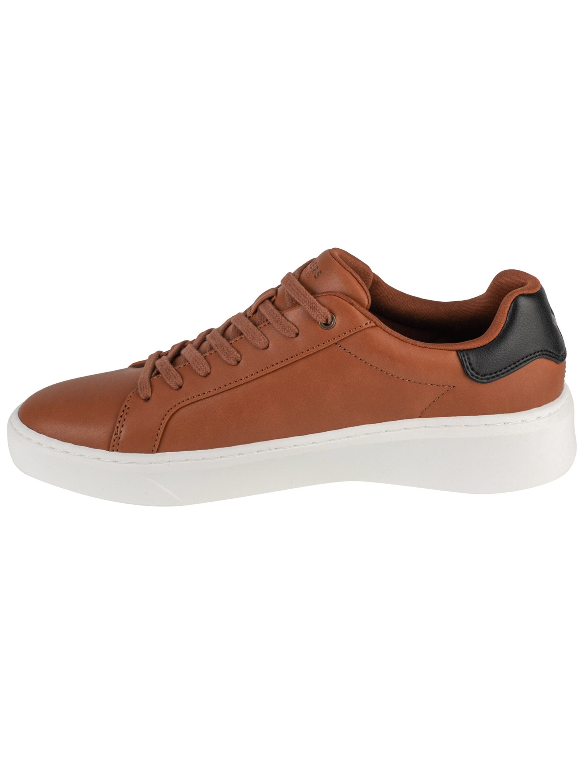 SKECHERS Sneakers laag 'Skechers Court Break - Suit Sneaker' in Bruin