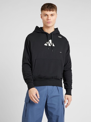 ADIDAS PERFORMANCE Athletic Sweatshirt 'All-gym Category Pump Cover' in Black