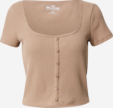 HOLLISTER - Camiseta en beige: frente