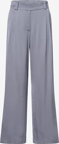 Ipuri Loose fit Pleat-Front Pants in Blue: front