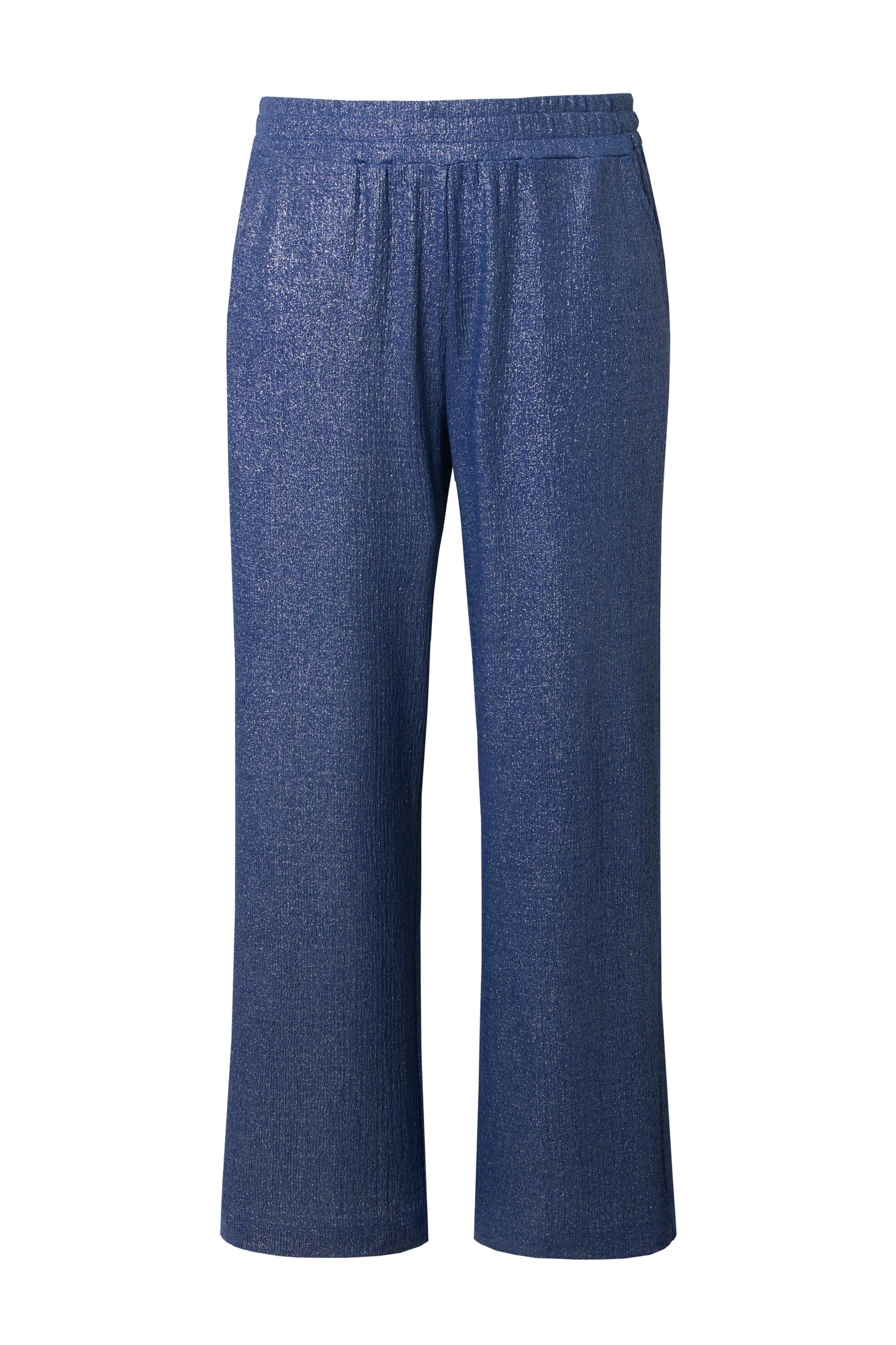 Studio Untold Broek in de kleur Navy, Productweergave