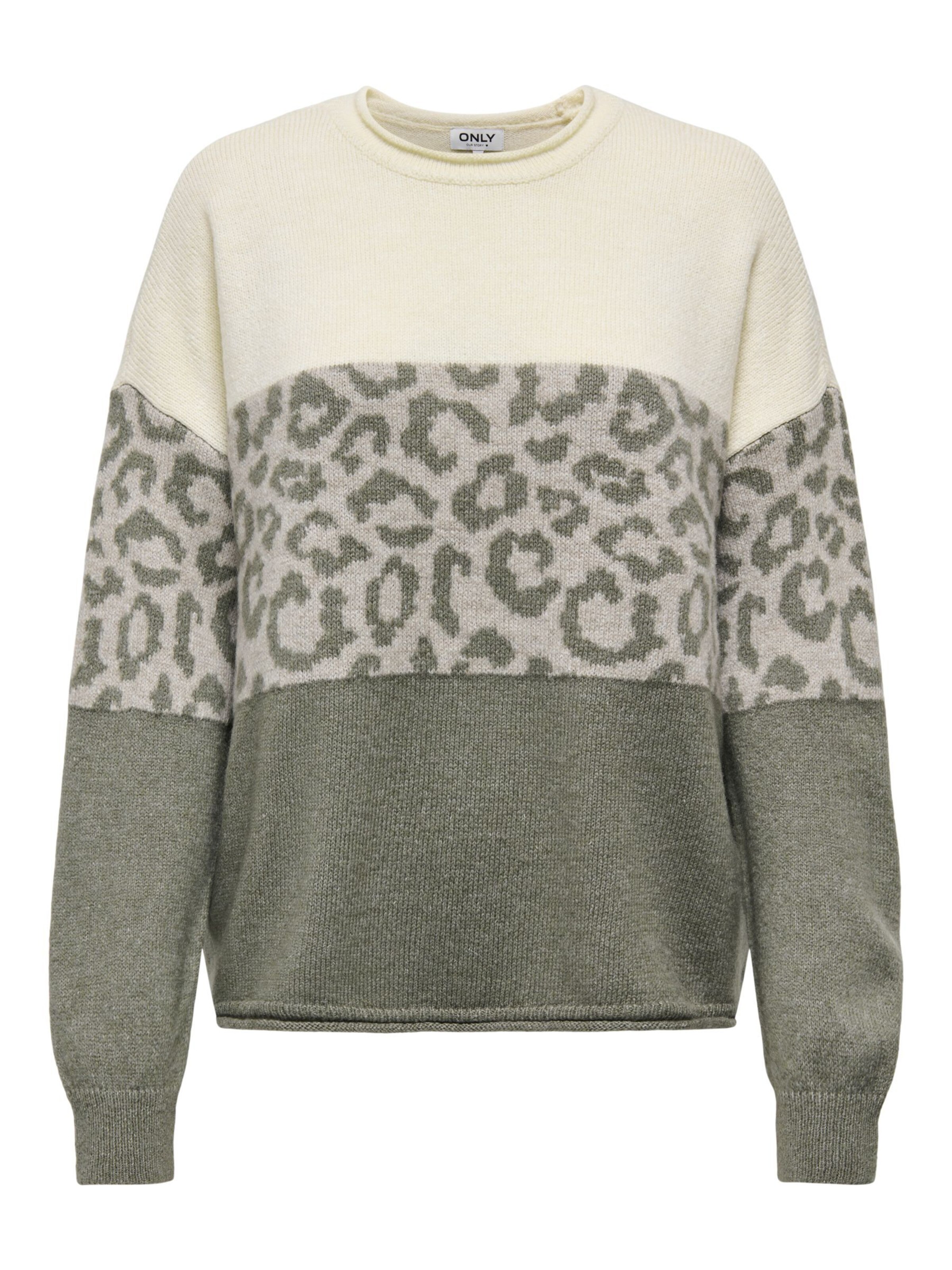 Pull-over 'ONLJADE' ONLY en gris : devant