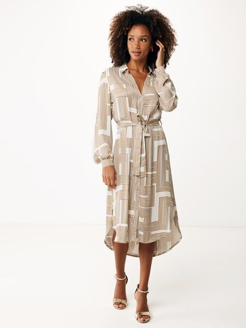 MEXX Shirt dress in Beige: front