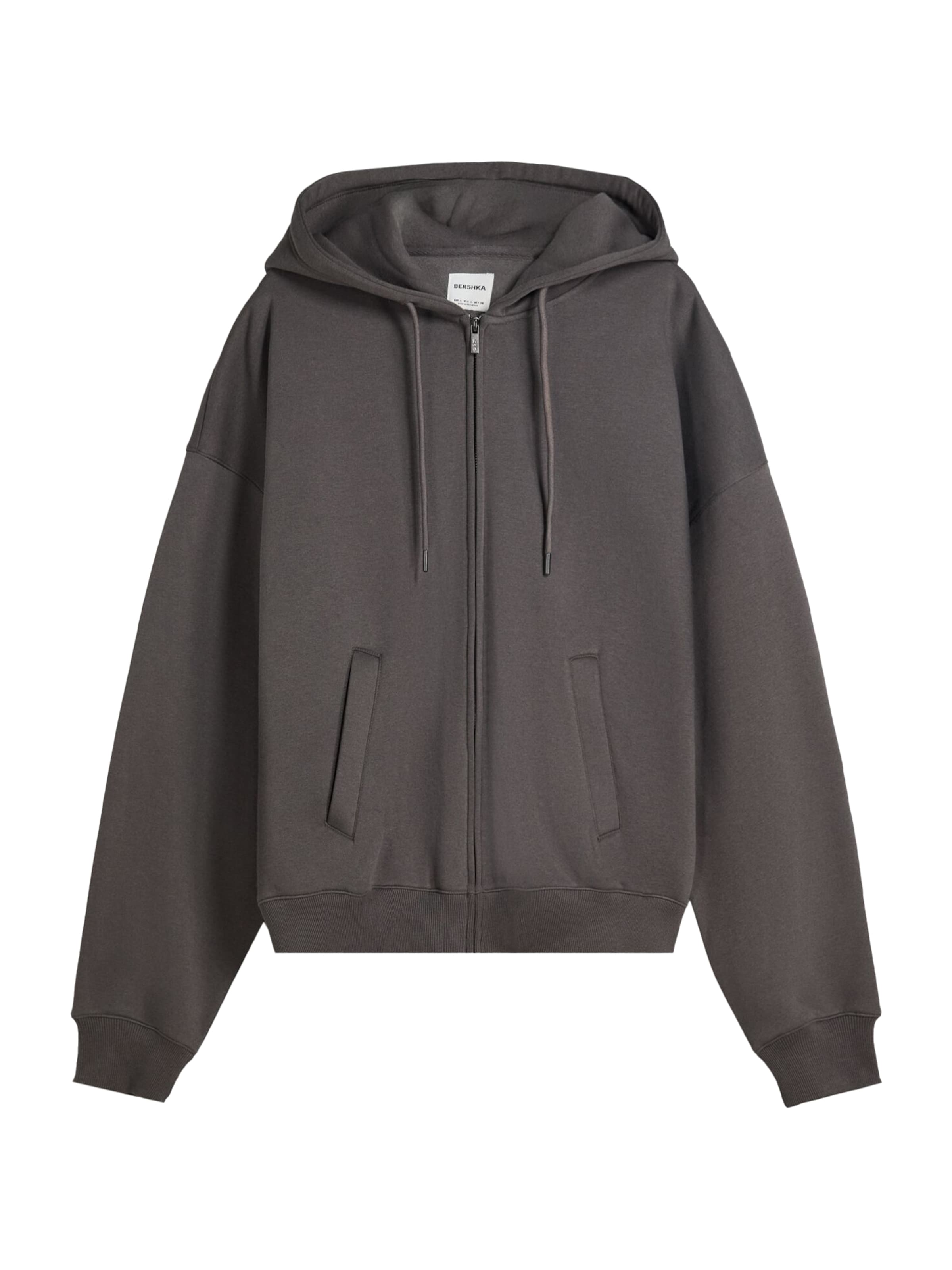 Bershka Collegetakki värissä mudanvärinen, Tuotenäkymä