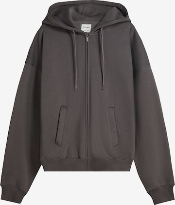 Bershka Sweatjacke in Grau: Vorderseite