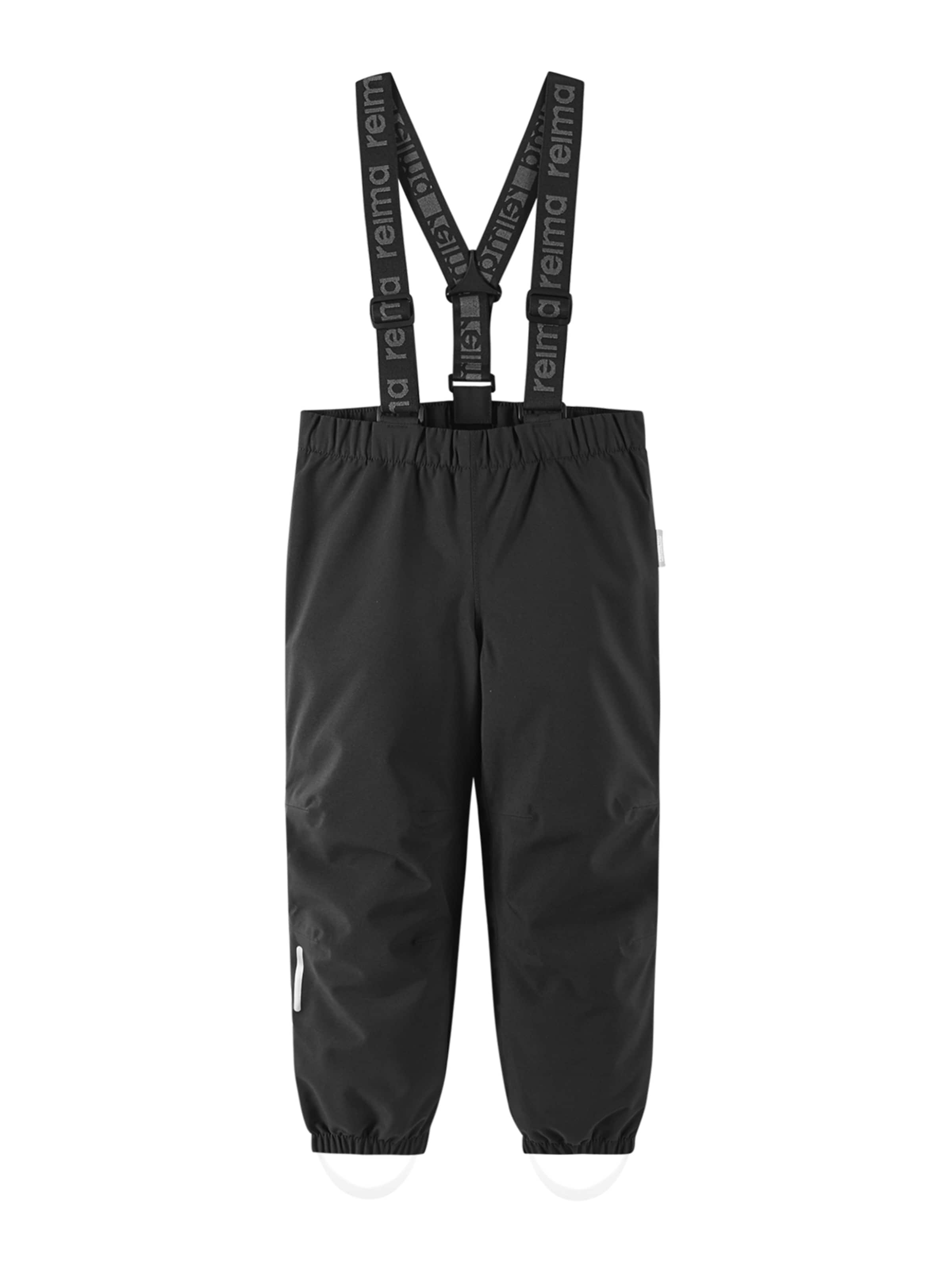 Reima Дънки Tapered Leg Функционален панталон 'Hauskin' в черно: отпред