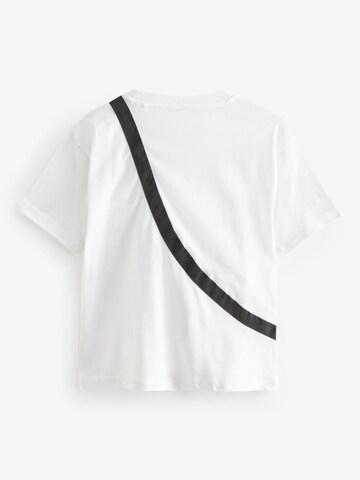 T-Shirt Next en blanc