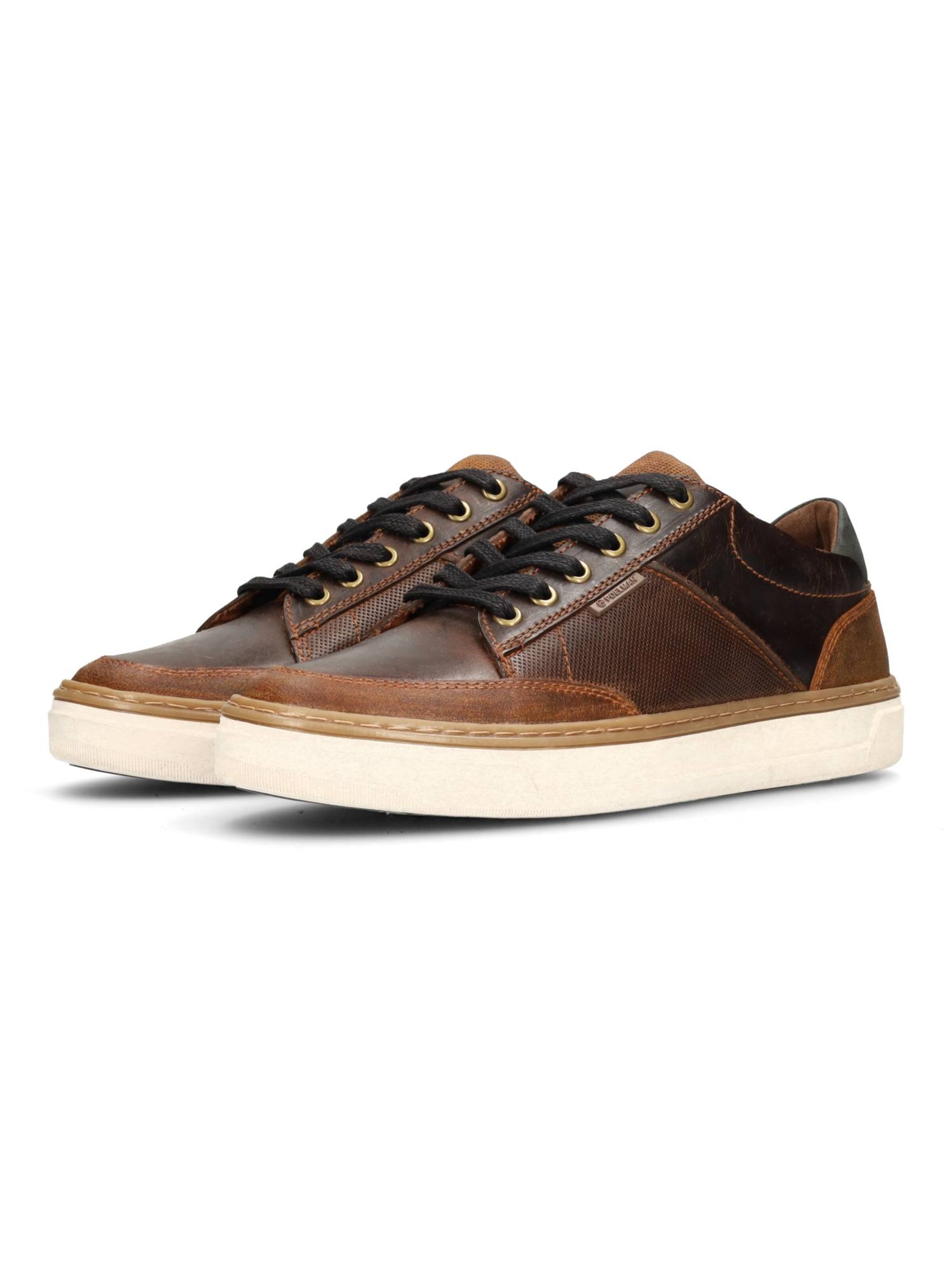 PS Poelman Sneaker 'Philos' in Braun