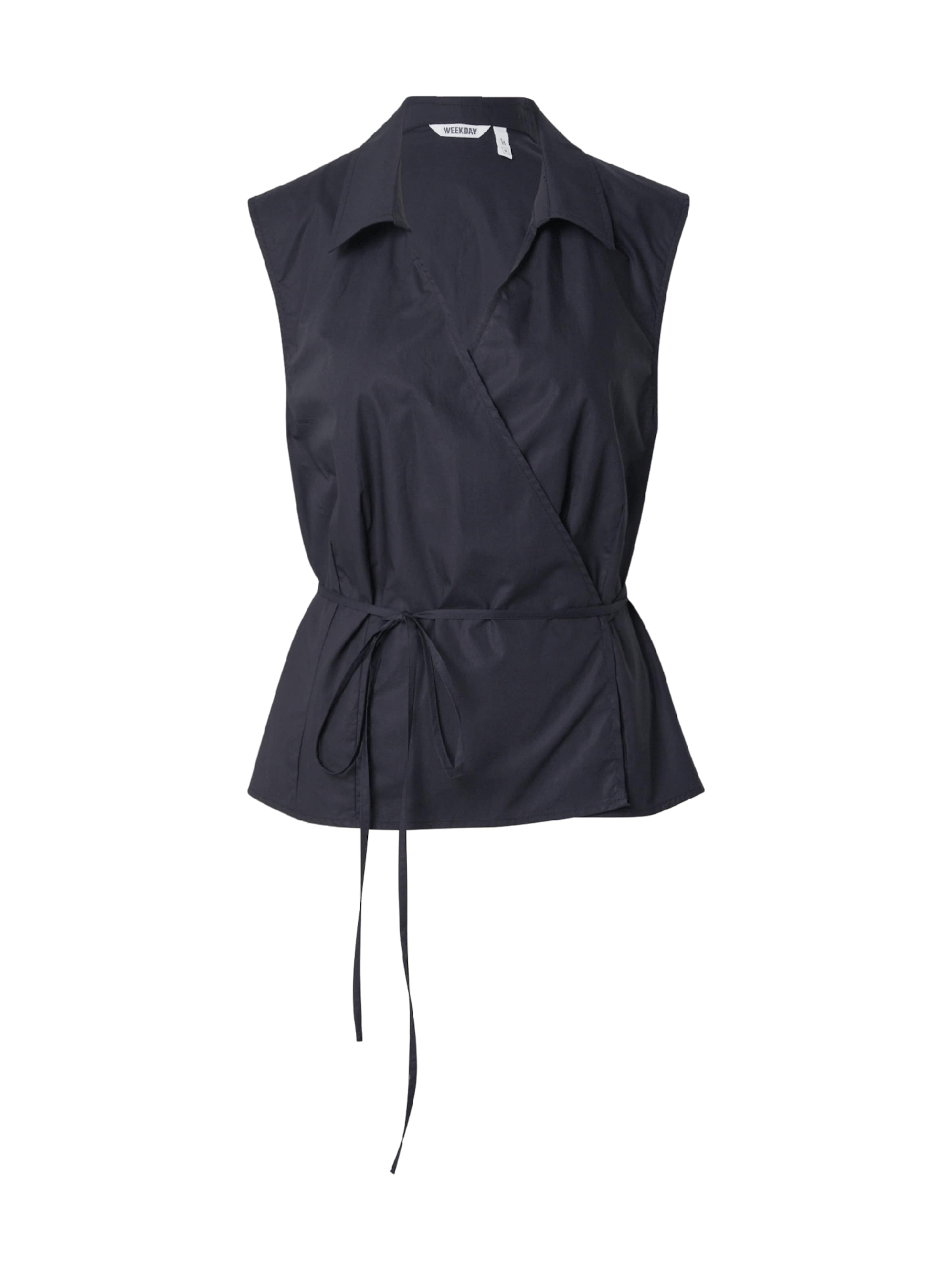 WEEKDAY Блузка 'Aby' в Черный: спереди