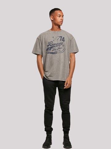T-Shirt 'Elton John Bennie And The Jets' F4NT4STIC en gris