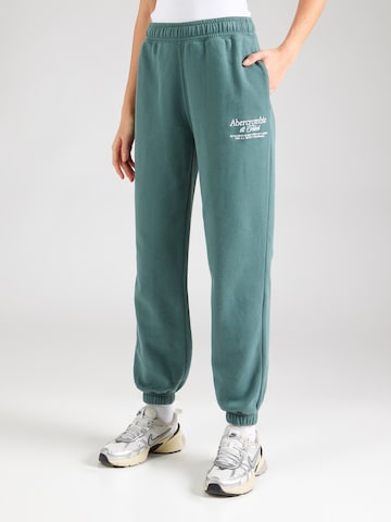 Effilé Pantalon 'ESSENTIAL SUNDAY' Abercrombie & Fitch en vert : devant