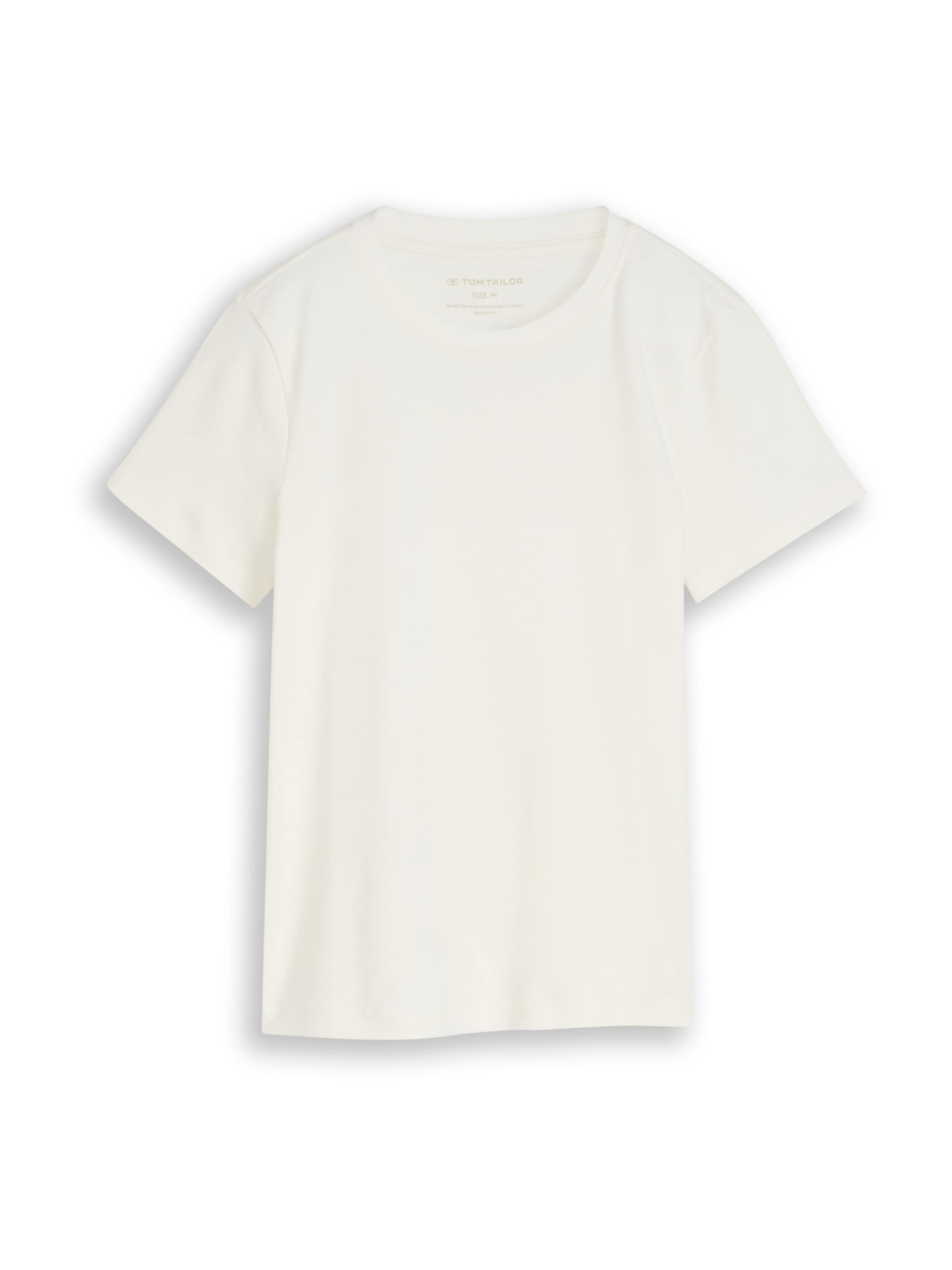 TOM TAILOR Shirt in White: front