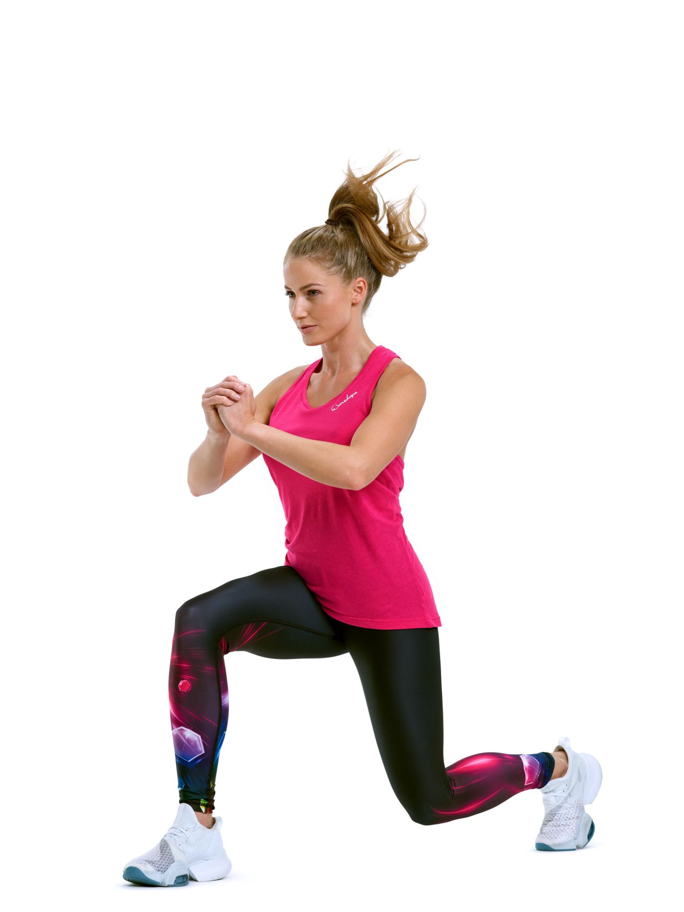 Winshape - Skinny Pantalón deportivo 'HWL102' en negro