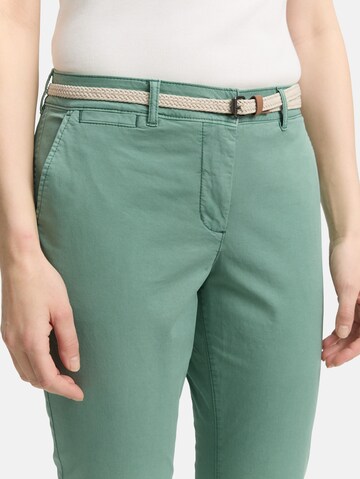 Coupe slim Pantalon chino TOM TAILOR en vert