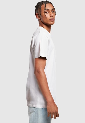 T-Shirt 'Become the Change' Mister Tee en blanc