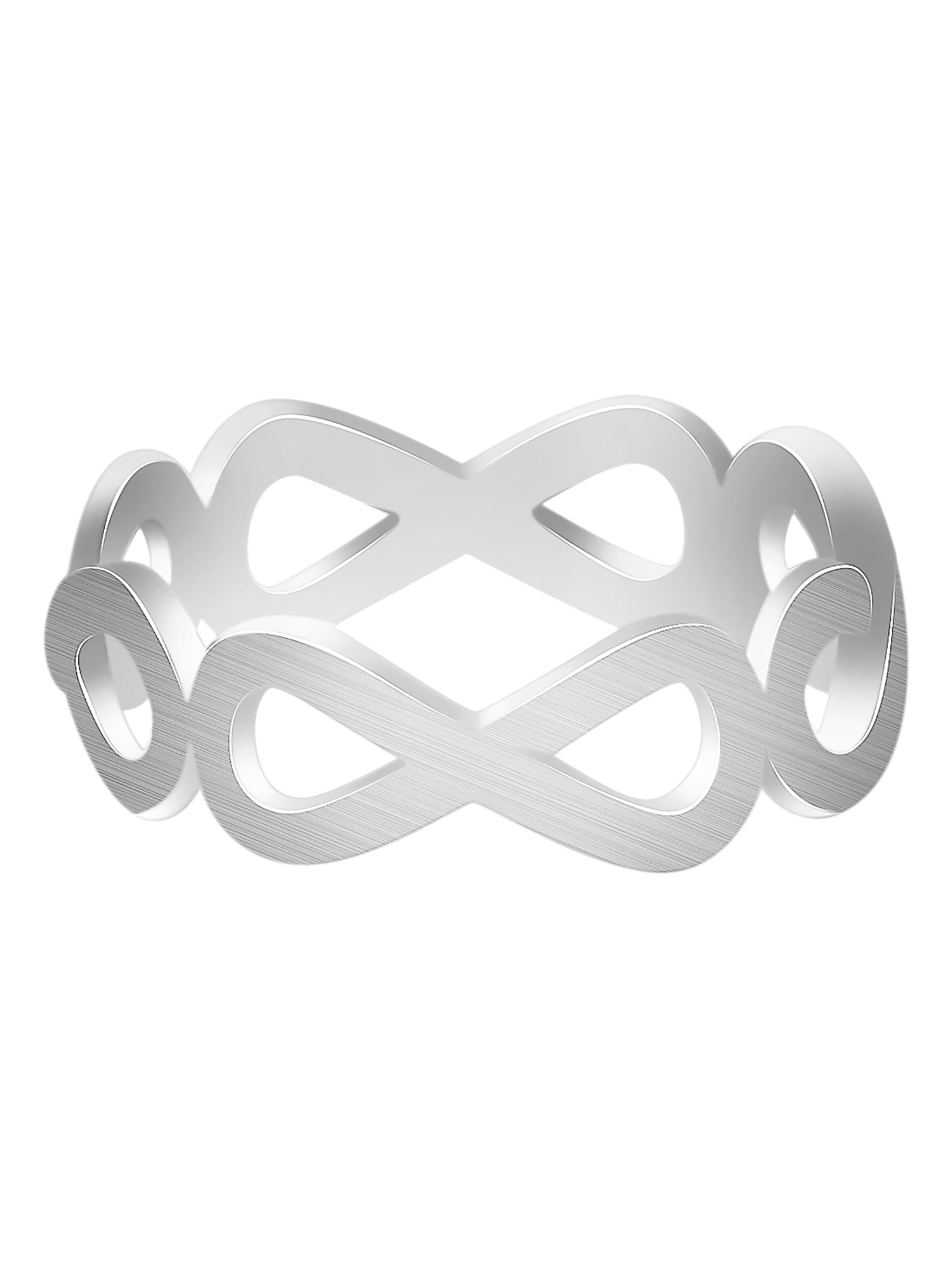 Akzent Ring 'Evie, 925 Sterlingsilber, langlebig' in Silver: front