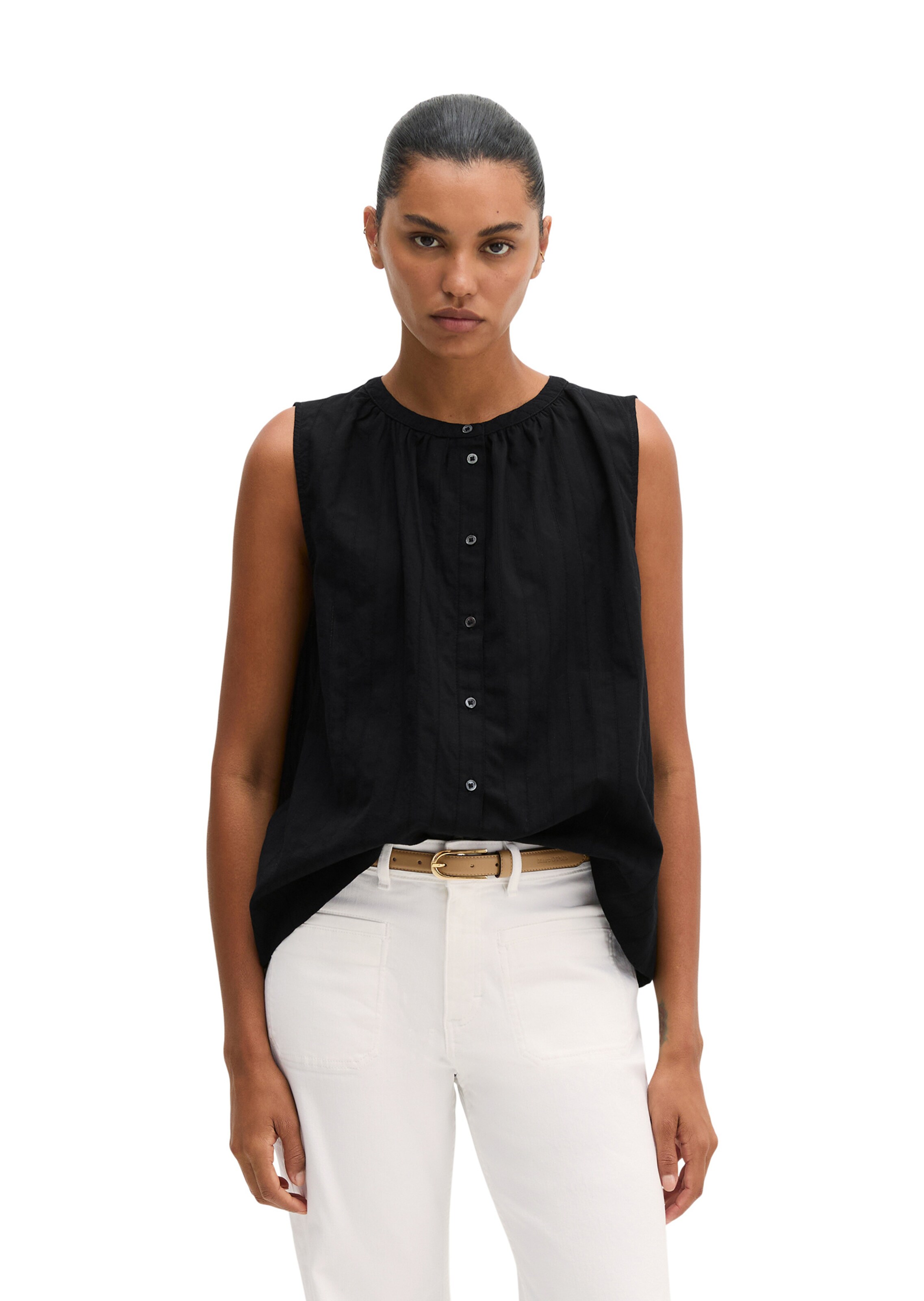 Marc O'Polo Blouse in Black: front