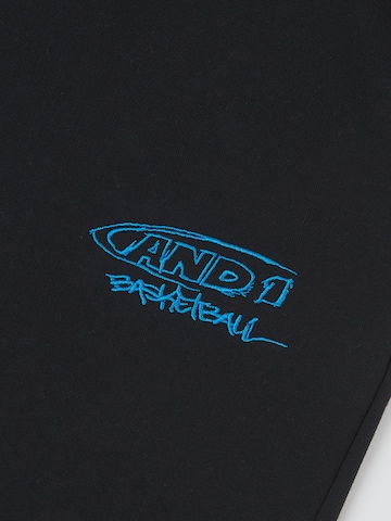 AND1 Široke hlačnice Hlače | črna barva