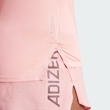 ADIDAS PERFORMANCE Funkčné tričko 'ADIZERO' - Ružová