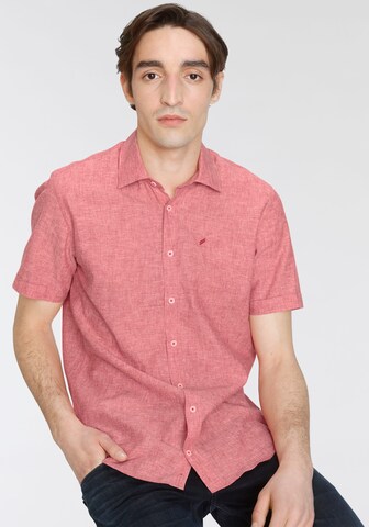 HECHTER PARIS Regular Fit Hemd in Rot: predná strana