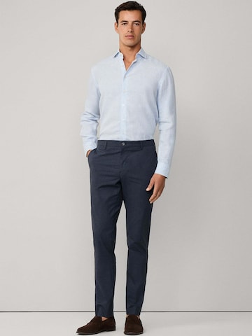 Carlo Colucci Slimfit Hose 'Kensington' in Blau