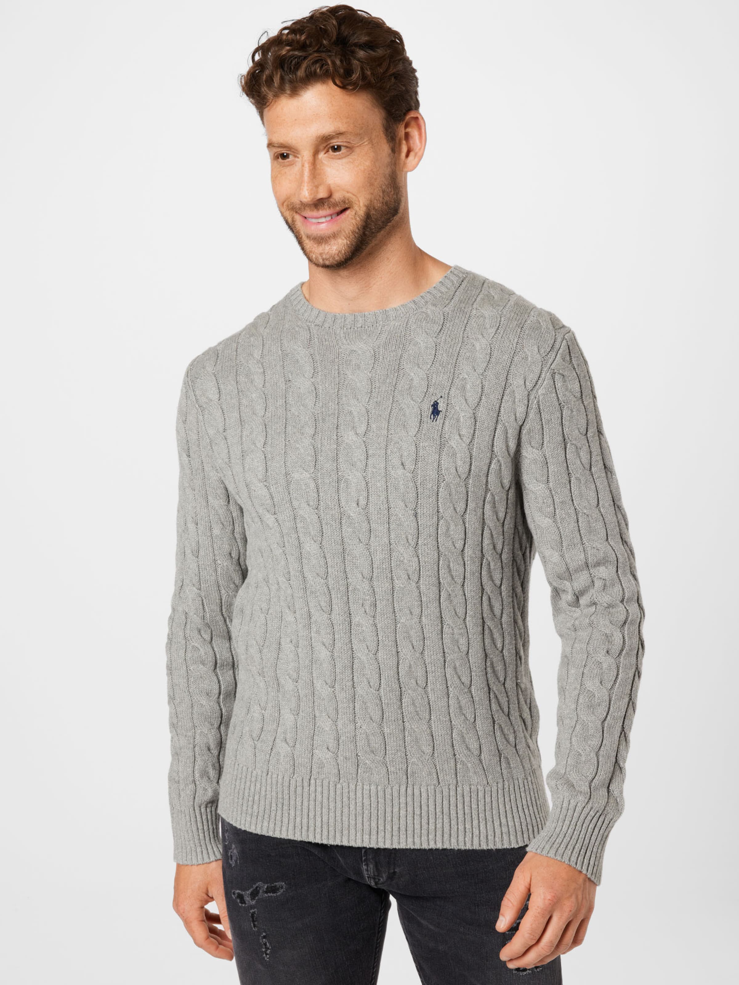 Polo Ralph Lauren Ajuste regular Jersey Driver en Gris Moteado ABOUT YOU