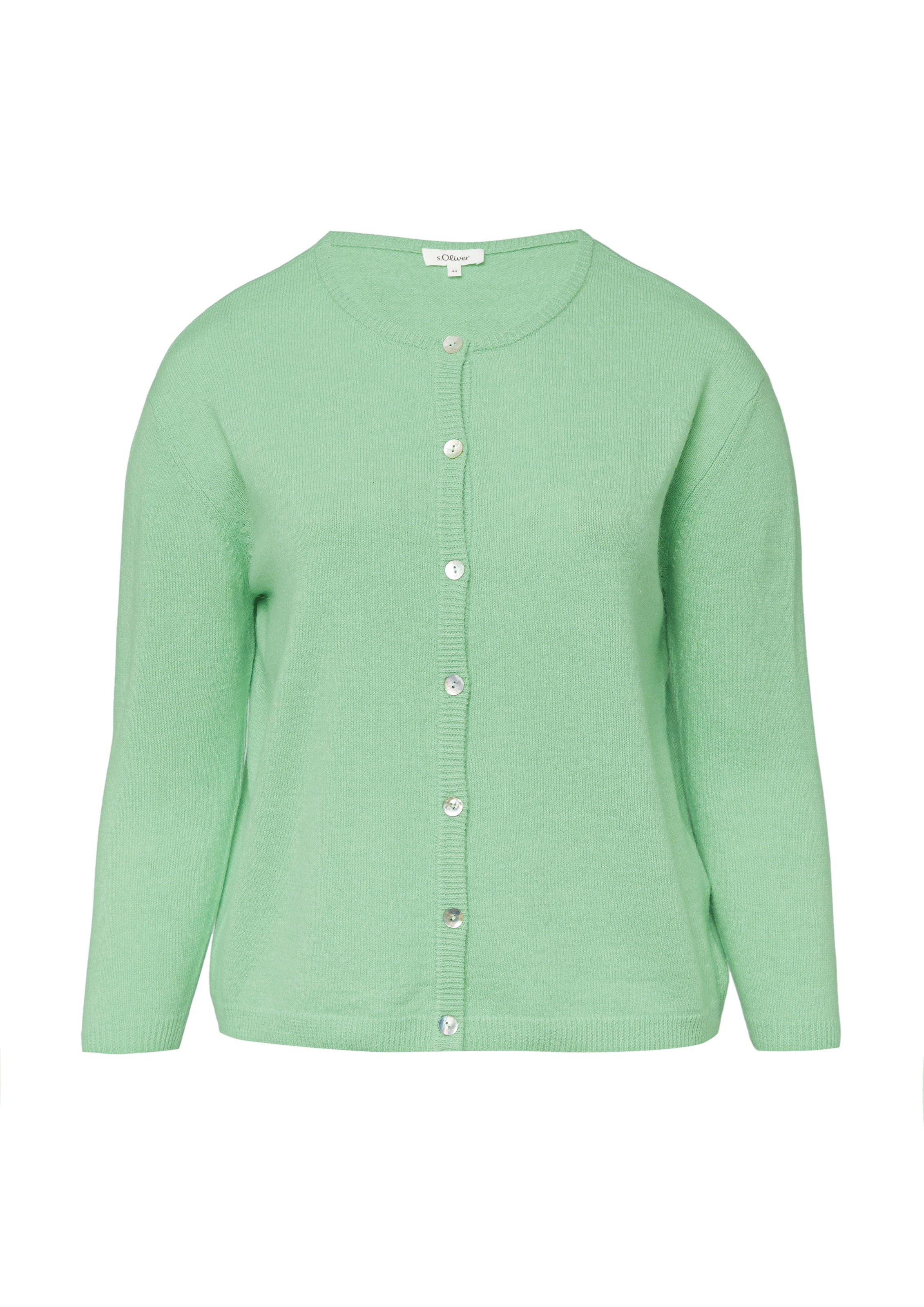 Cardigan s.Oliver en vert : devant