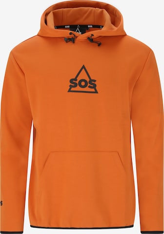 SOS Sweatshirt 'Vail' in Orange: predná strana