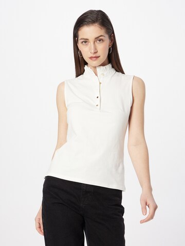 Lindex Top in White: front